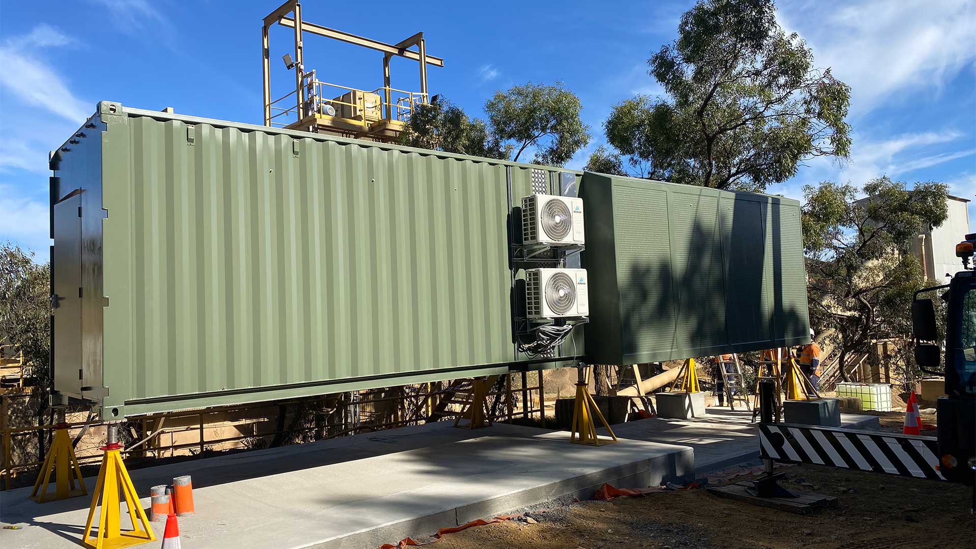 Boral Switch Room, Boral Quarries, Sa - Shipping Container Modification 